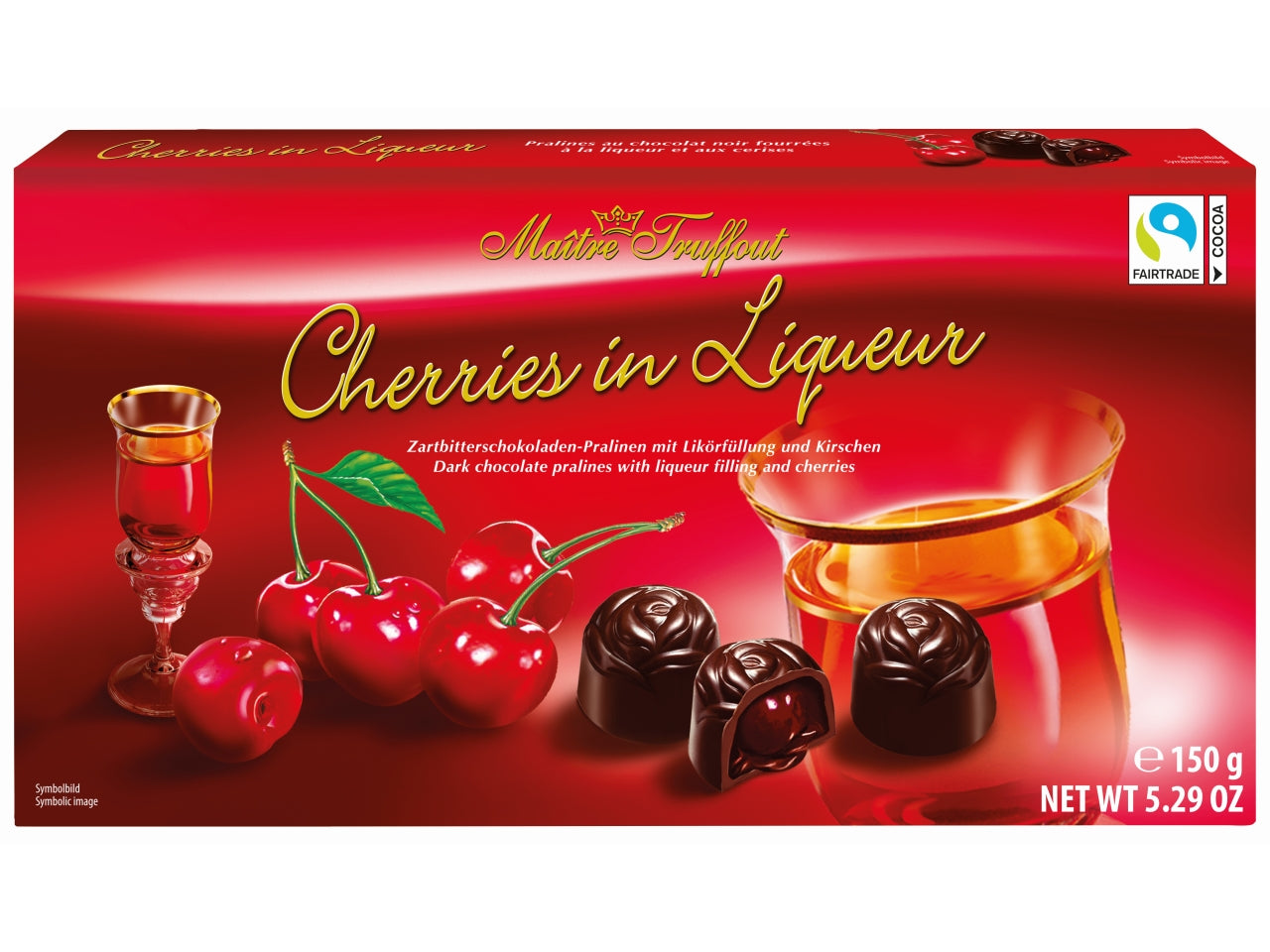 Cherries in liqueur praline ciliege 150g