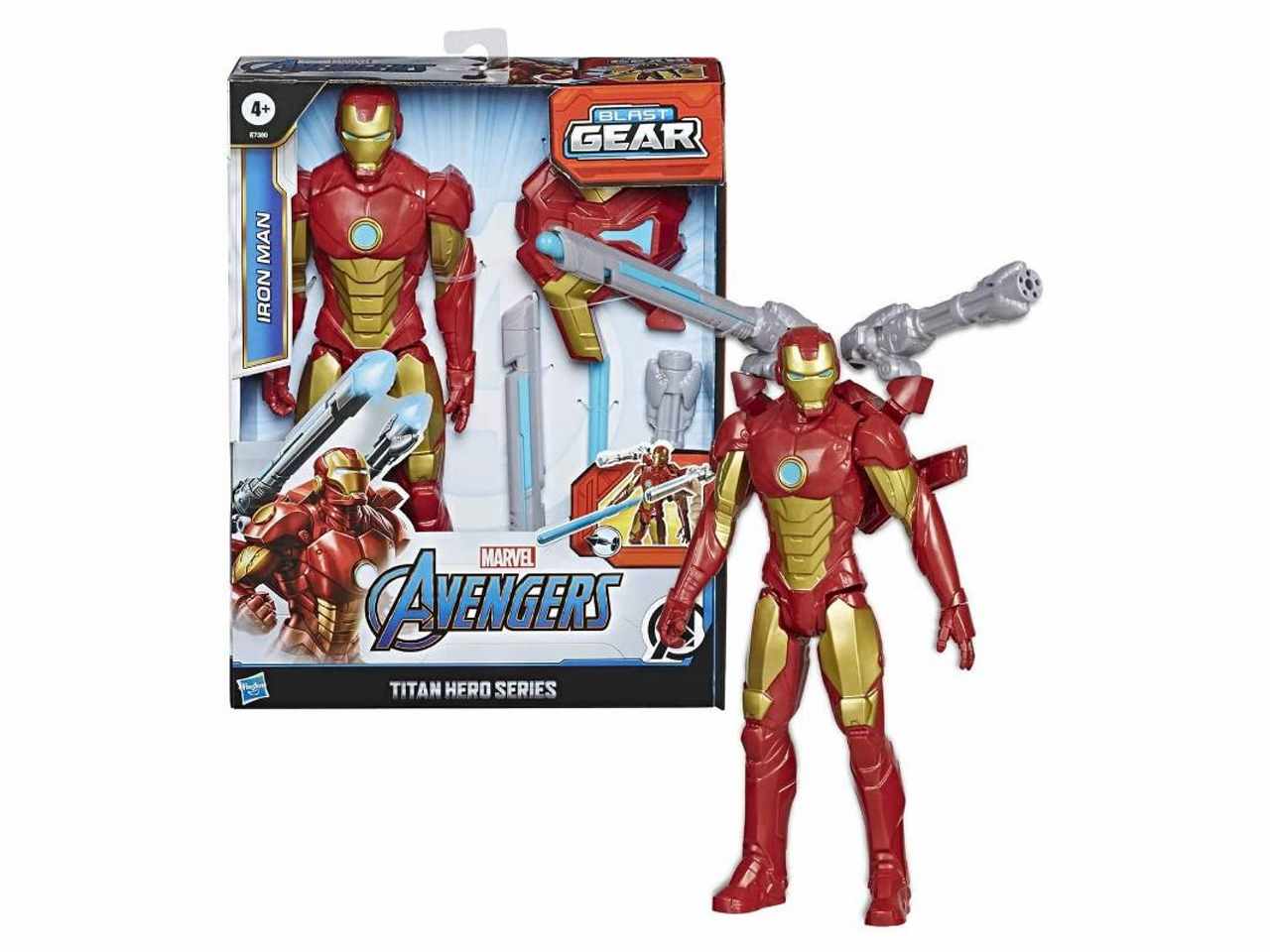 Avengers t.hero blast gear iron man e7380 $