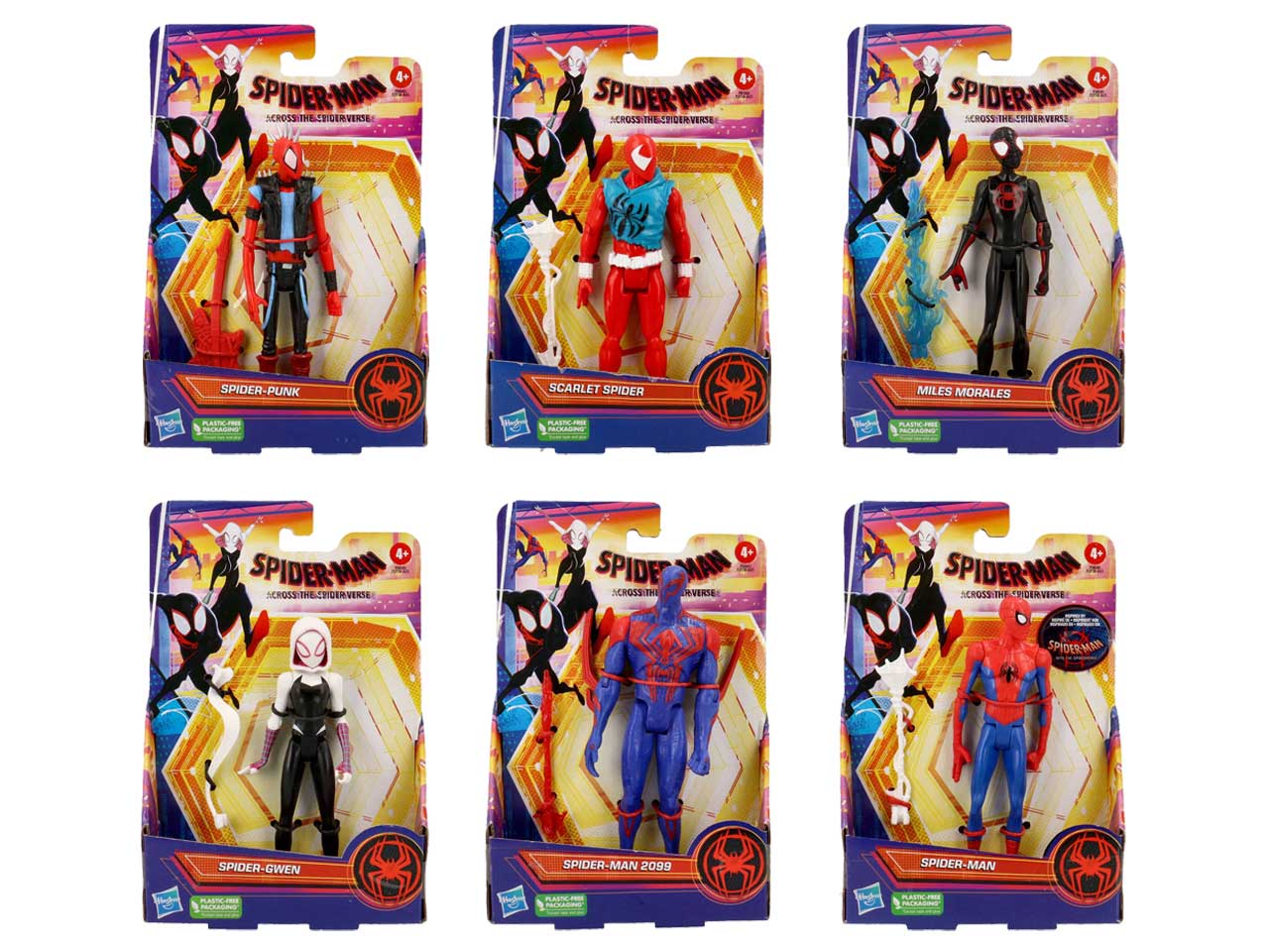 Spiderman personaggi 15cm