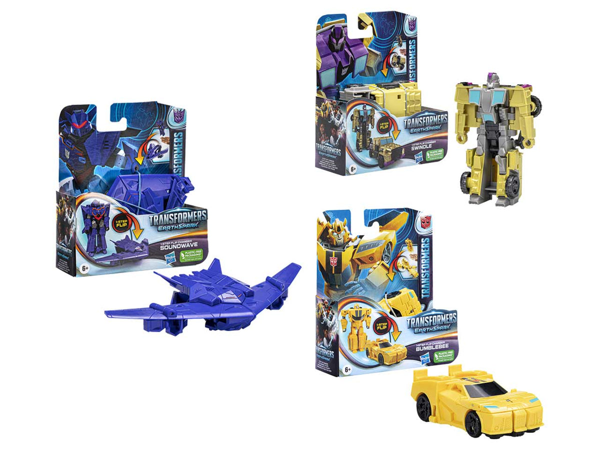 Transformers earthspark 1 step flip $