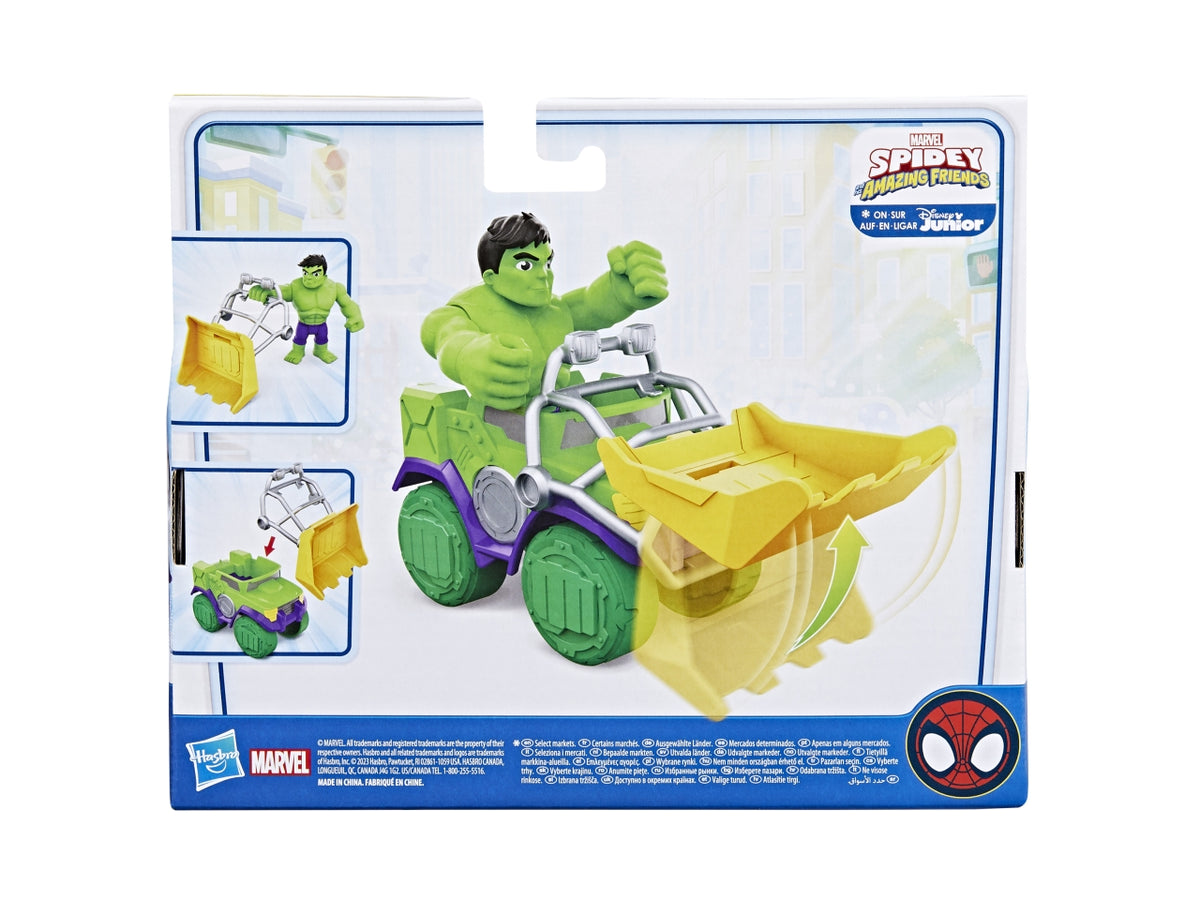 Spidey veicolo con personaggio e accessori - hulk truck