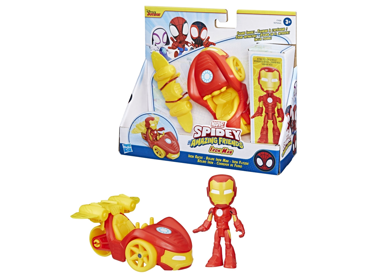 Spidey veicolo con personaggio e accessori - iron racer $