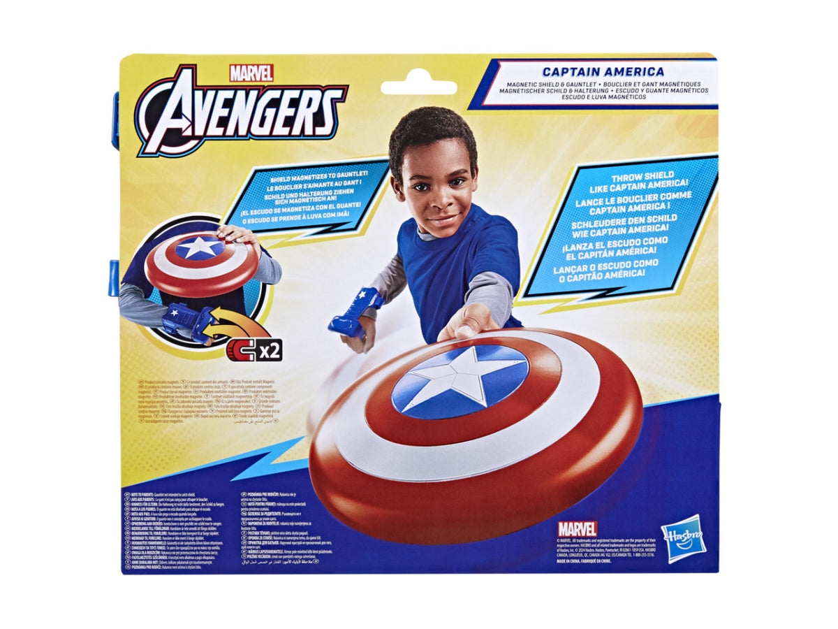 Scudo magnetico e guanto di capitan america $