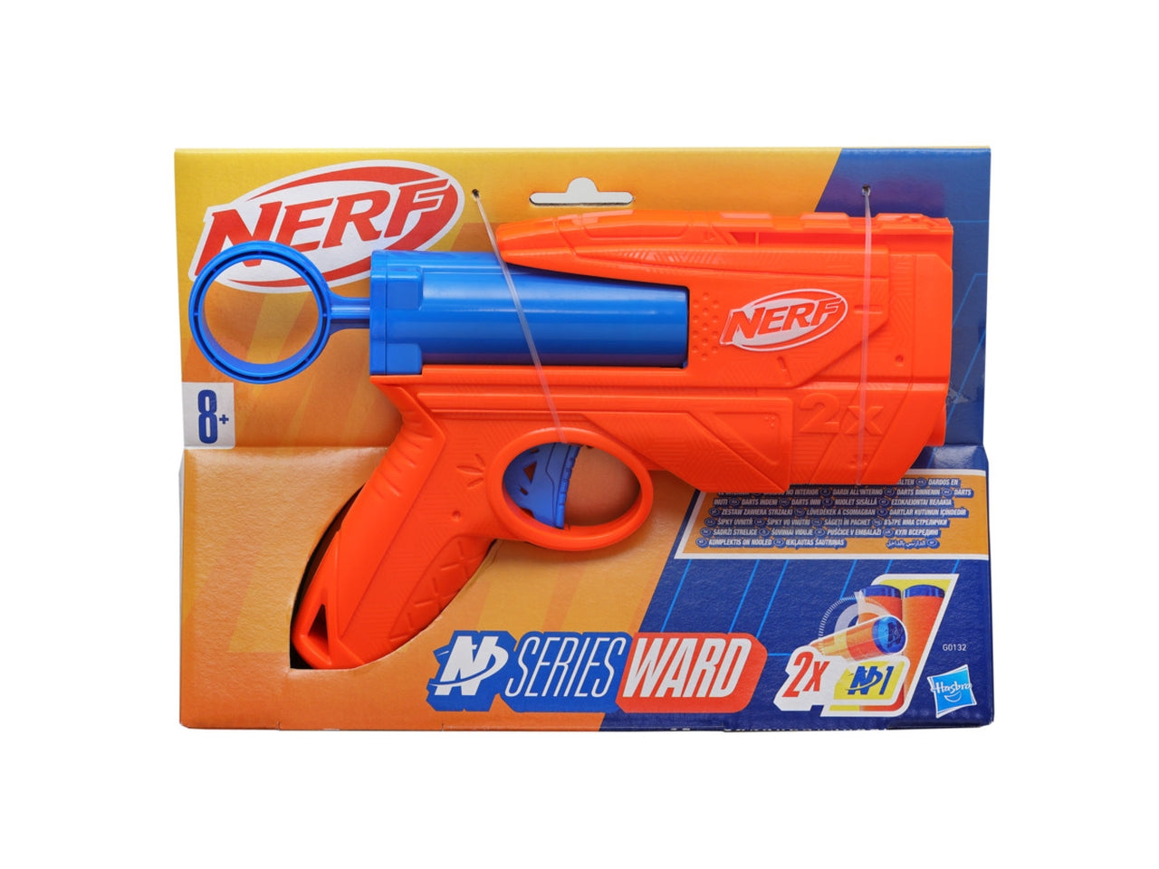 Nerf N-series Ward 2 Proiettili, Pistola giocattolo per bambini - Hasbro