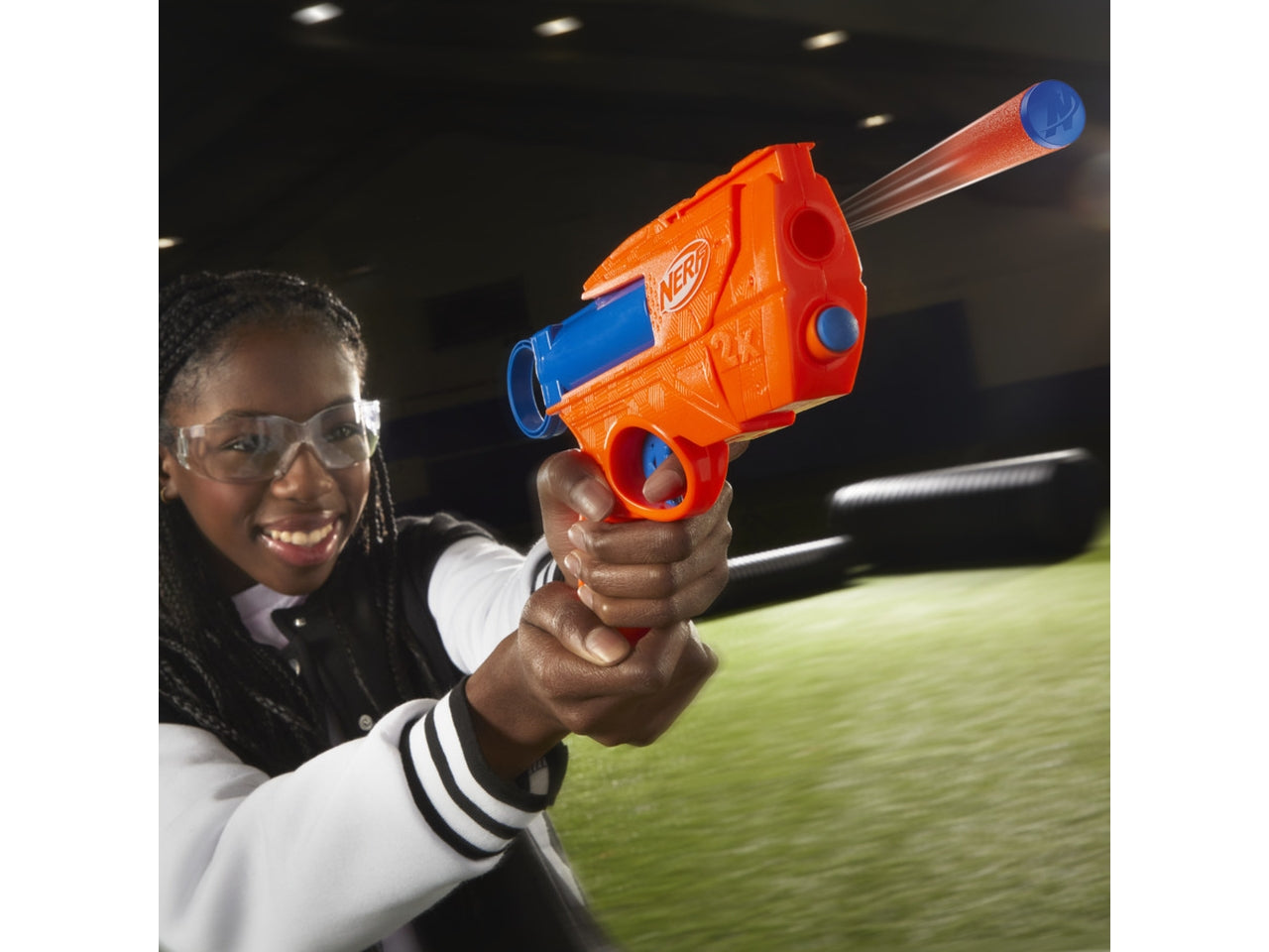 Nerf N-series Ward 2 Proiettili, Pistola giocattolo per bambini - Hasbro
