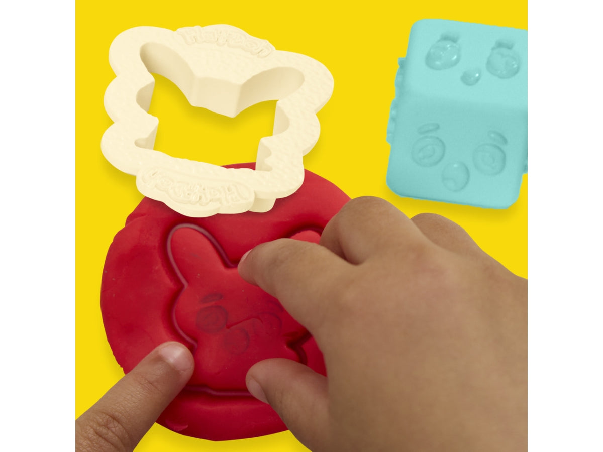 Play-doh la mia prima valigetta delle attivita', tappeto da gioco interattivo con plastilina 3+ Hasbro