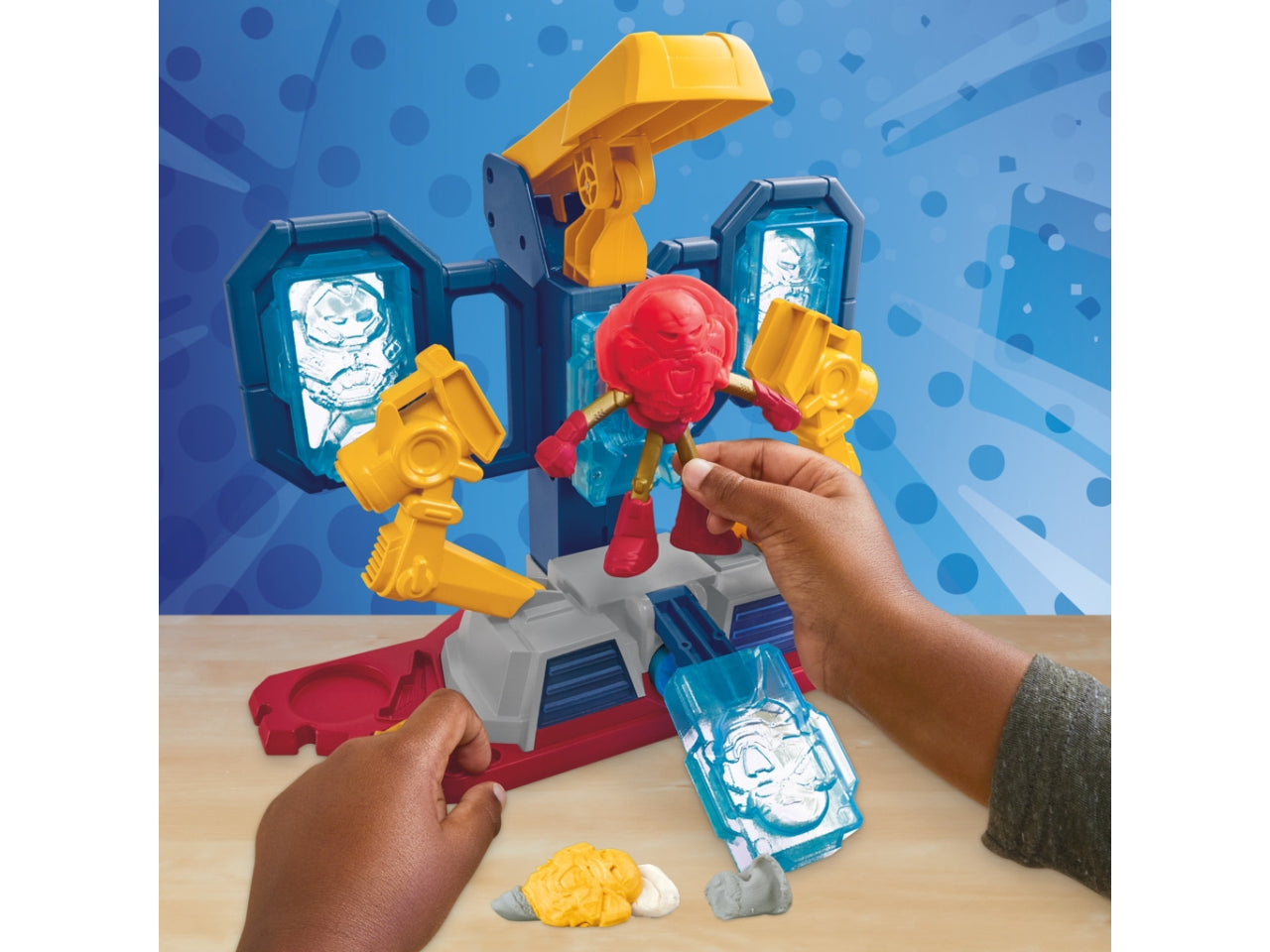 Pasta Modellabile Play-Doh Iron Man Armor Maker Lab: Set per Bambini 4+ | Dimensioni 6,7x34,9x30,5 - Hasbro