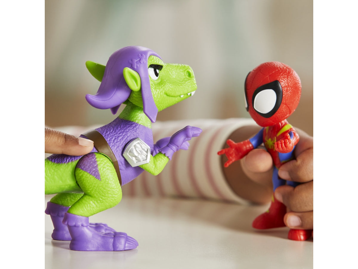 Spidey con cattivo dino $