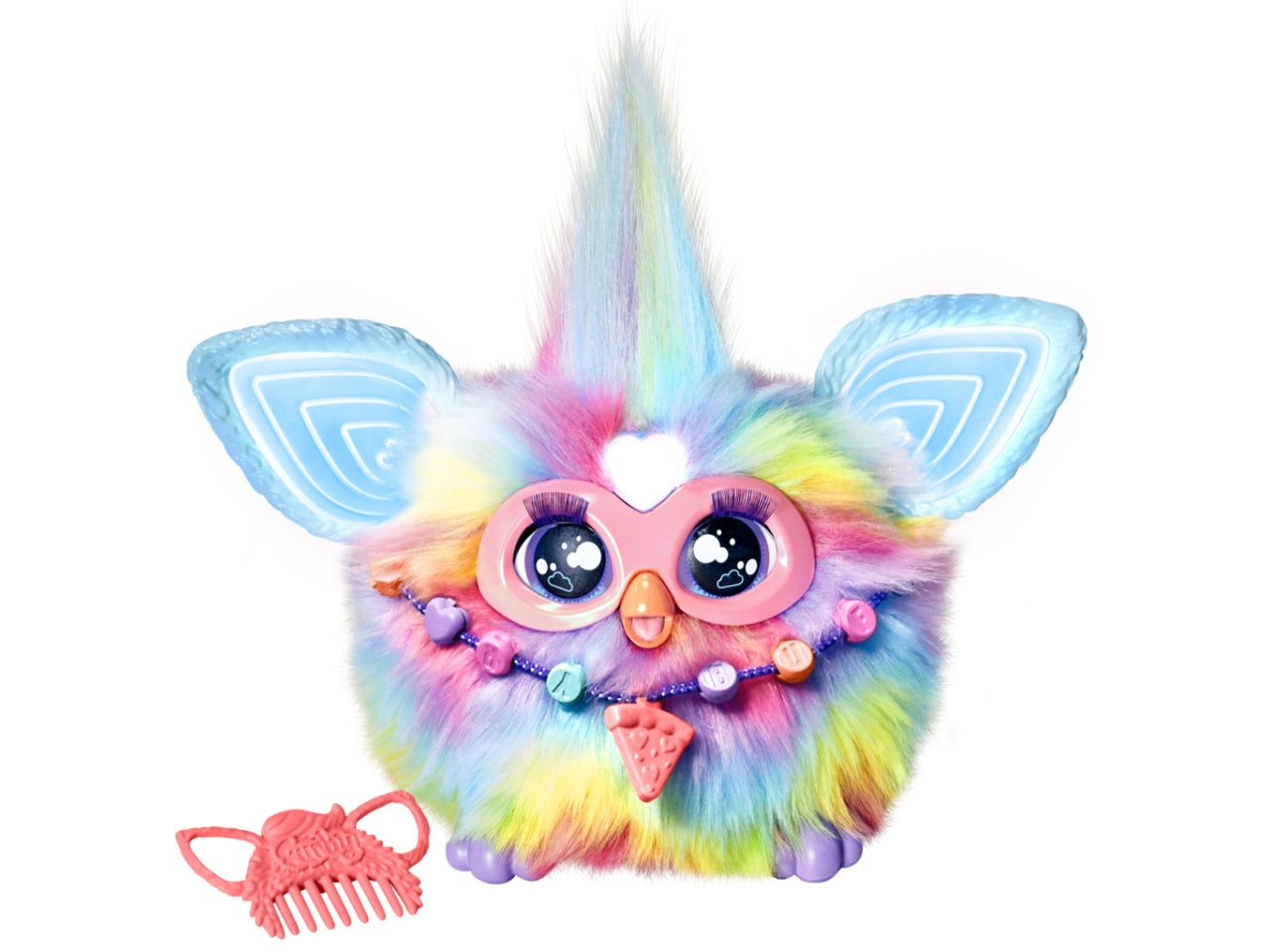 Peluche Elettronico Furby - Arcobaleno: Giocattolo per Bambine 6+ | Dimensioni 12,7x22,86x22,86 - Hasbro
