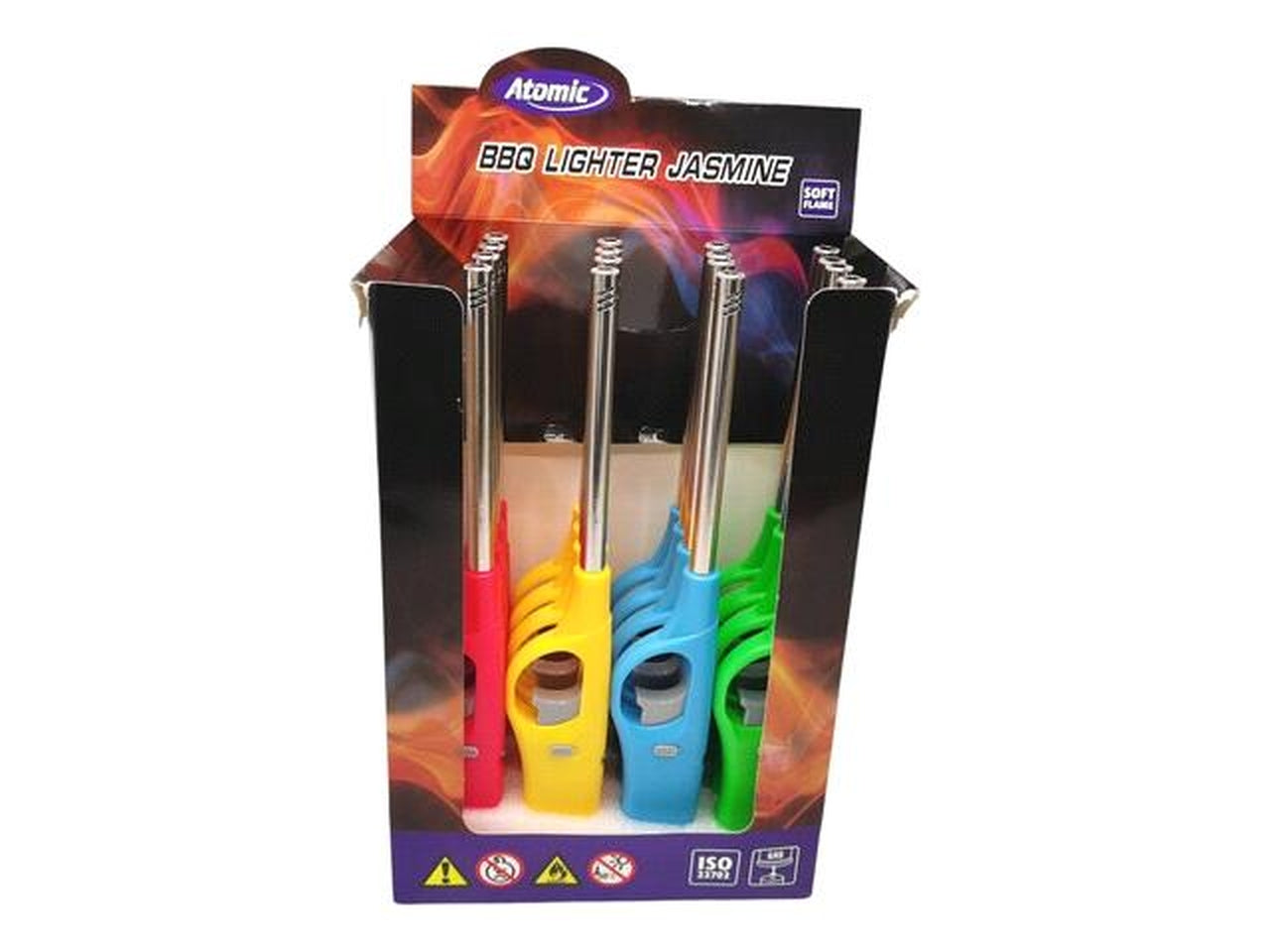 Accendigas atomic bbq lighter jasmine 4 colori assortiti