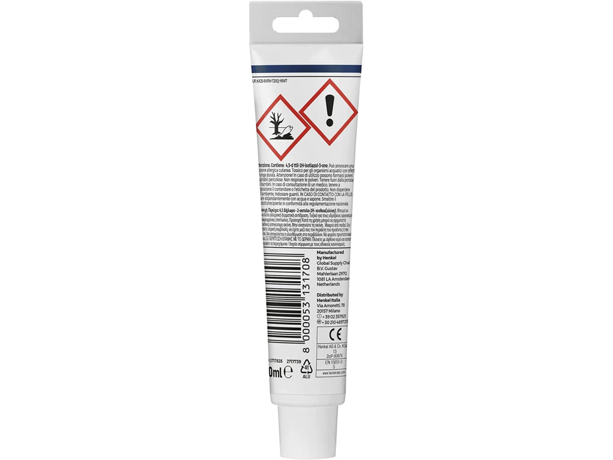 Pattex silicone bagni e cucine classico colore bianco in tubo da 50l
