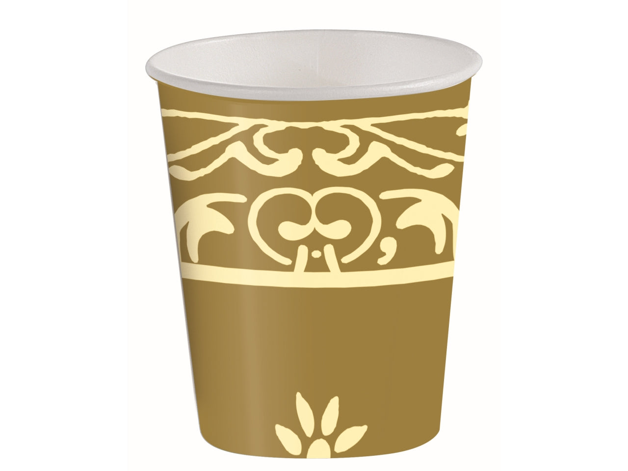 Gold bicchieri cartoncino 200ml- la confezione contiene 10 bicchieri