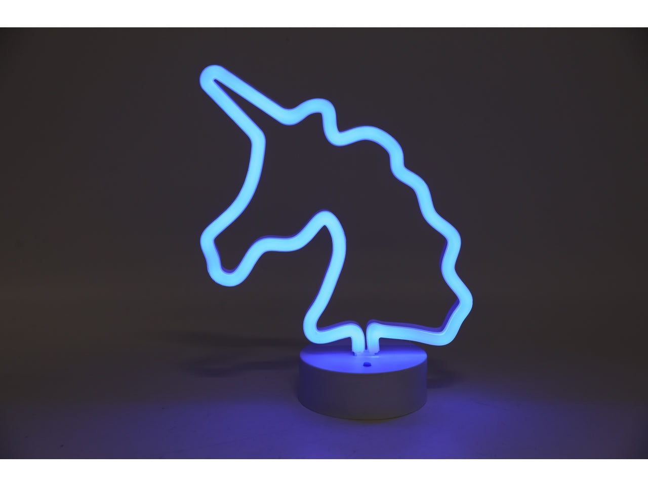 Lampada led a forma di unicorno 10x19,5x26 cm - Ibs