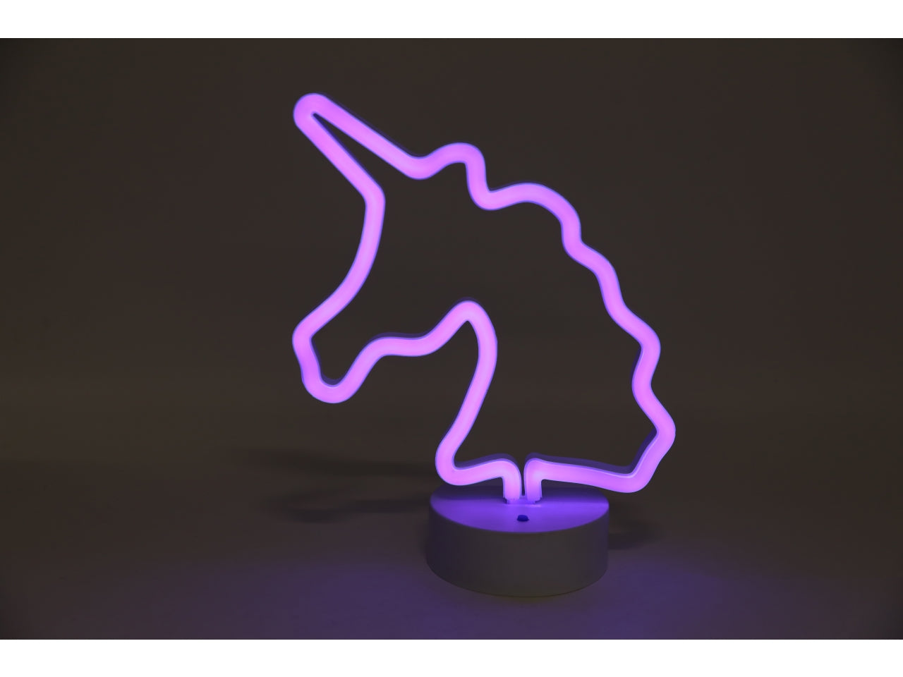 Lampada led a forma di unicorno 10x19,5x26 cm - Ibs