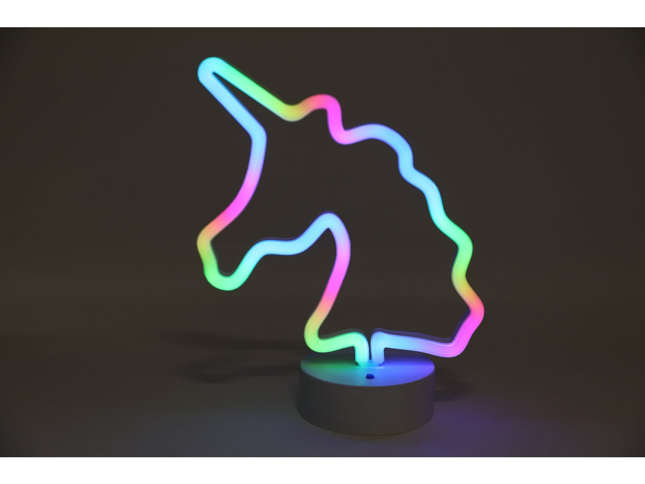 Lampada led a forma di unicorno 10x19,5x26 cm - Ibs