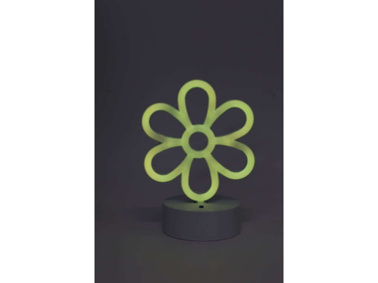 Lampada da tavolo decorativa led in plastica colori assortiti 14x10x19 cm - Switch U