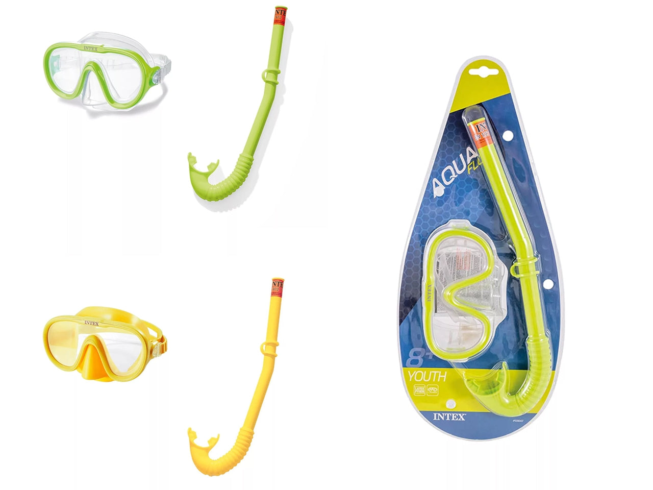Set maschera e boccaglio adventurer junior in pvc