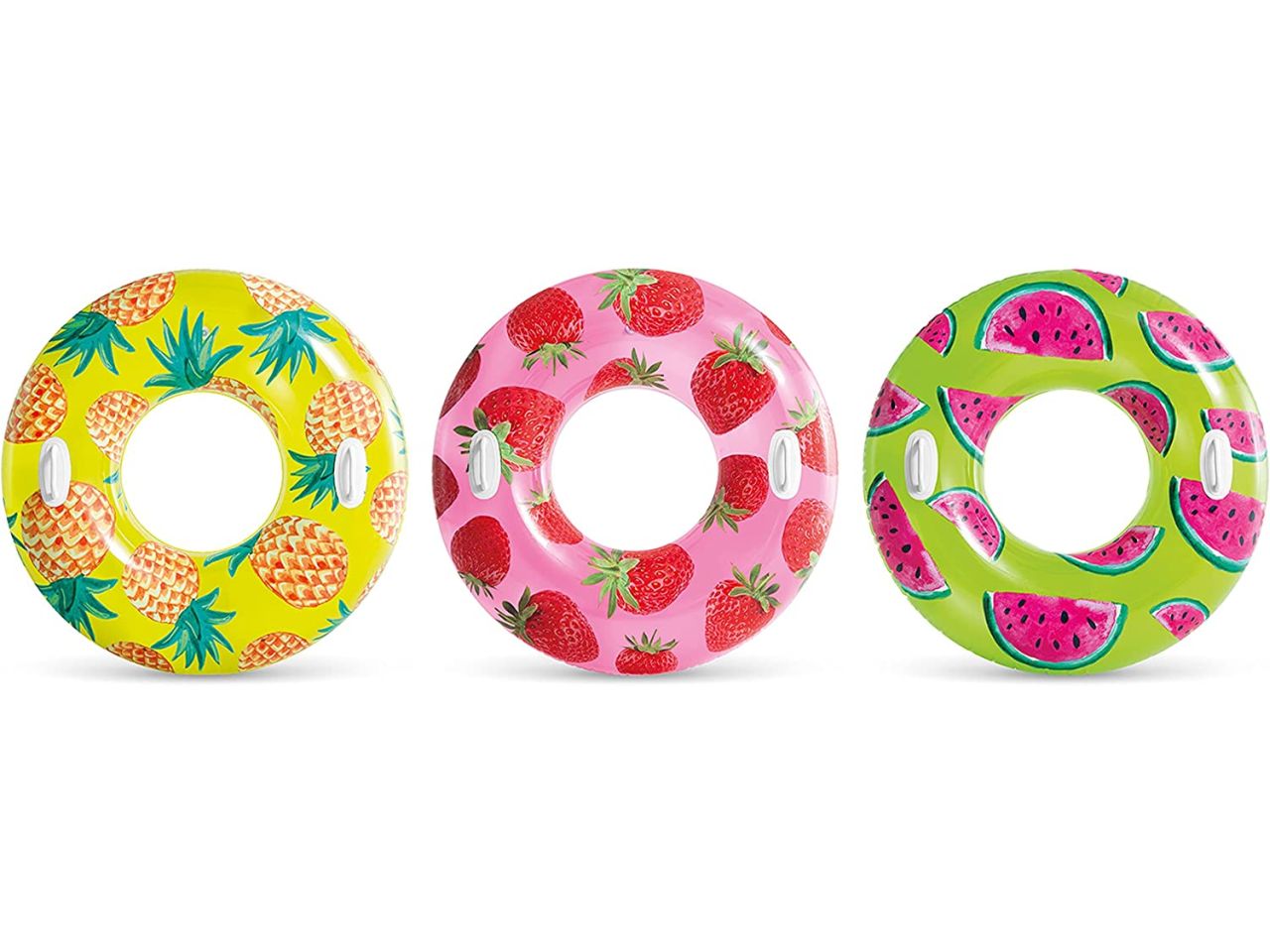 Ciambella tropicale c/maniglie 3 assortite cm107