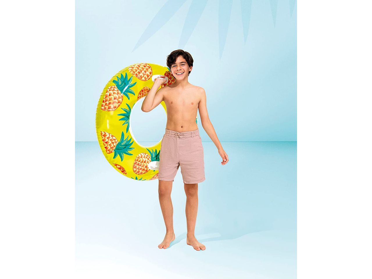 Ciambella tropicale c/maniglie 3 assortite cm107