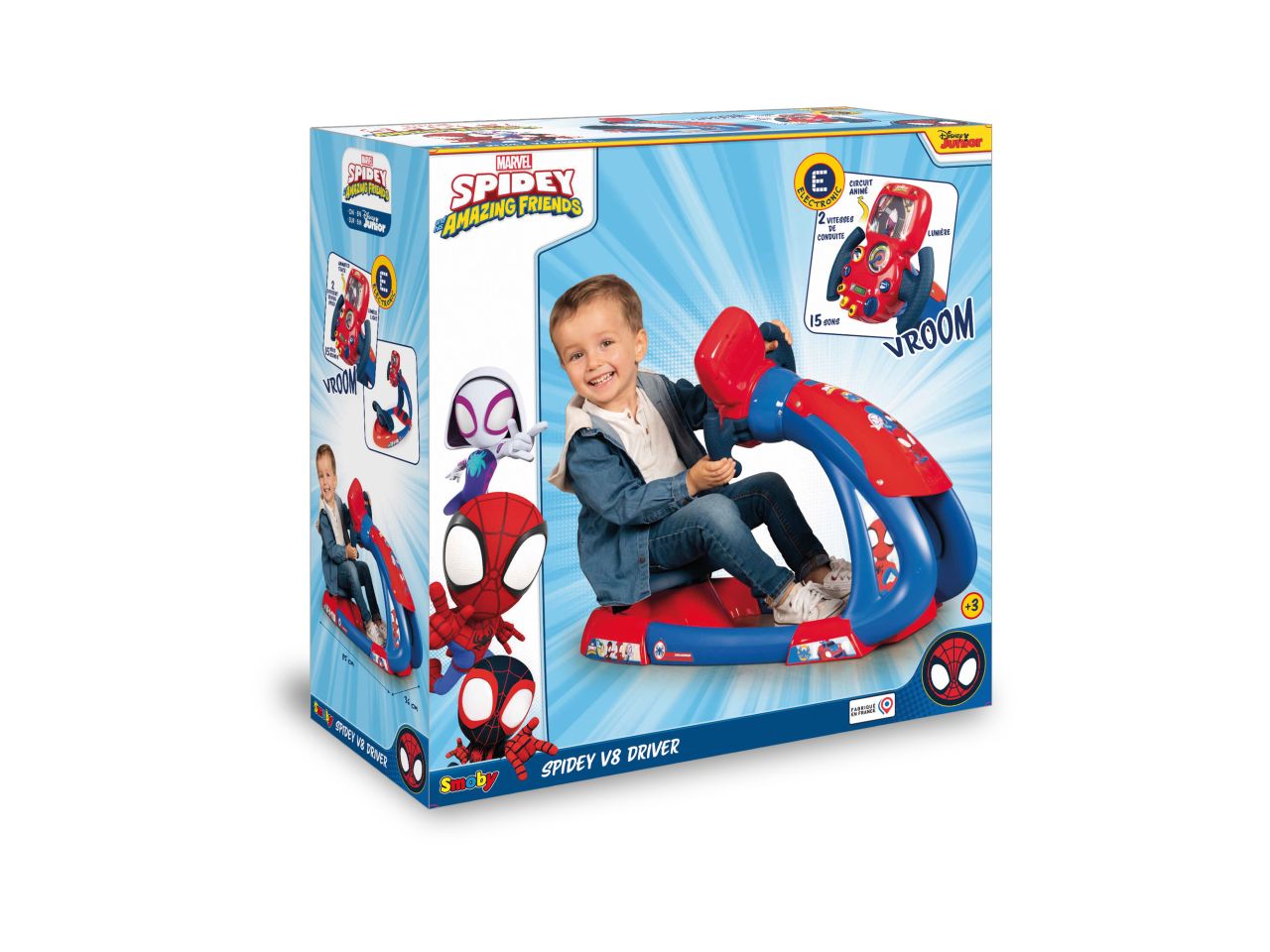 Spidey V8 Driver simulatore guida Smoby