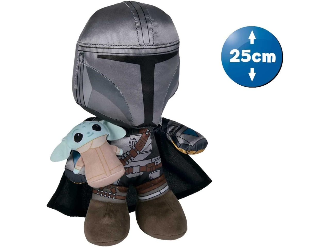 Peluche Mandalorian con grogu, Star Wars Disney, 25 cm $