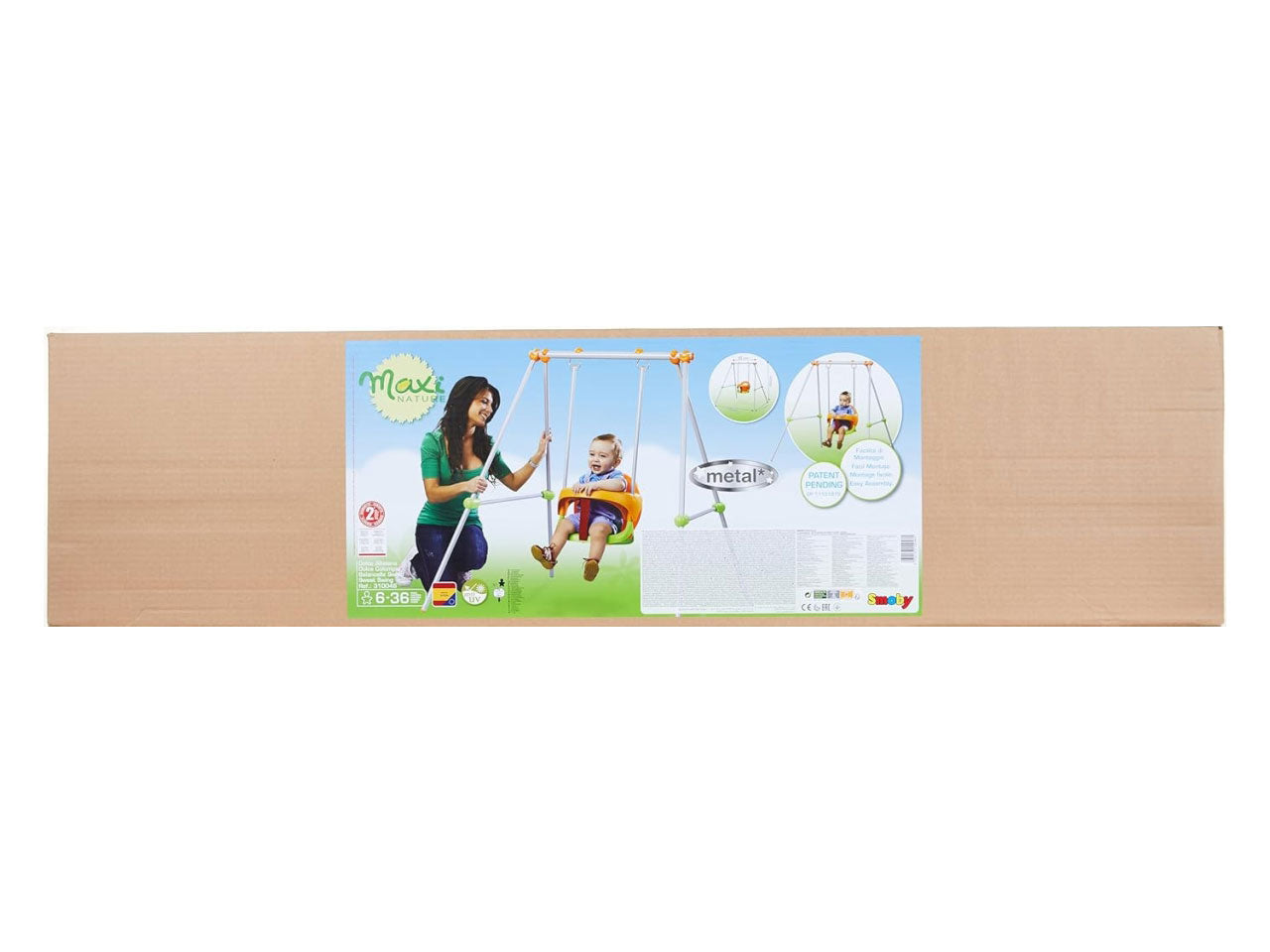 Dolce Altalena, età consigliata 6/36 Mesi, Altezza 120 Cm - Smoby