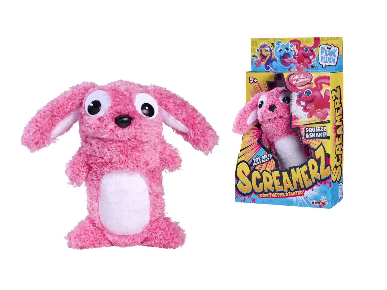 Screamerz coniglietto 30cm Animaletto pazzerello in peluche - Simba $