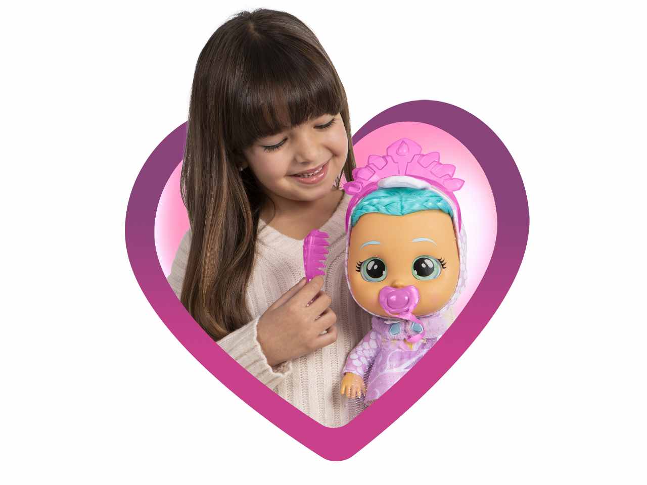 Cry Babies kiss me Elodie Bambola morbida interattiva - IMC Toys$