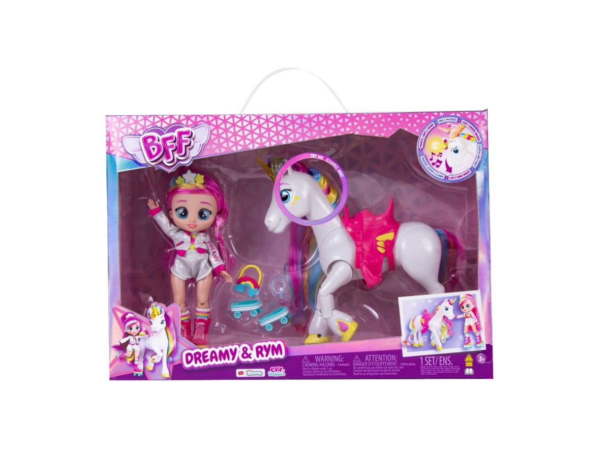 Bff By Cry Babies bambola dreamy e unicorno rym - IMC Toys $
