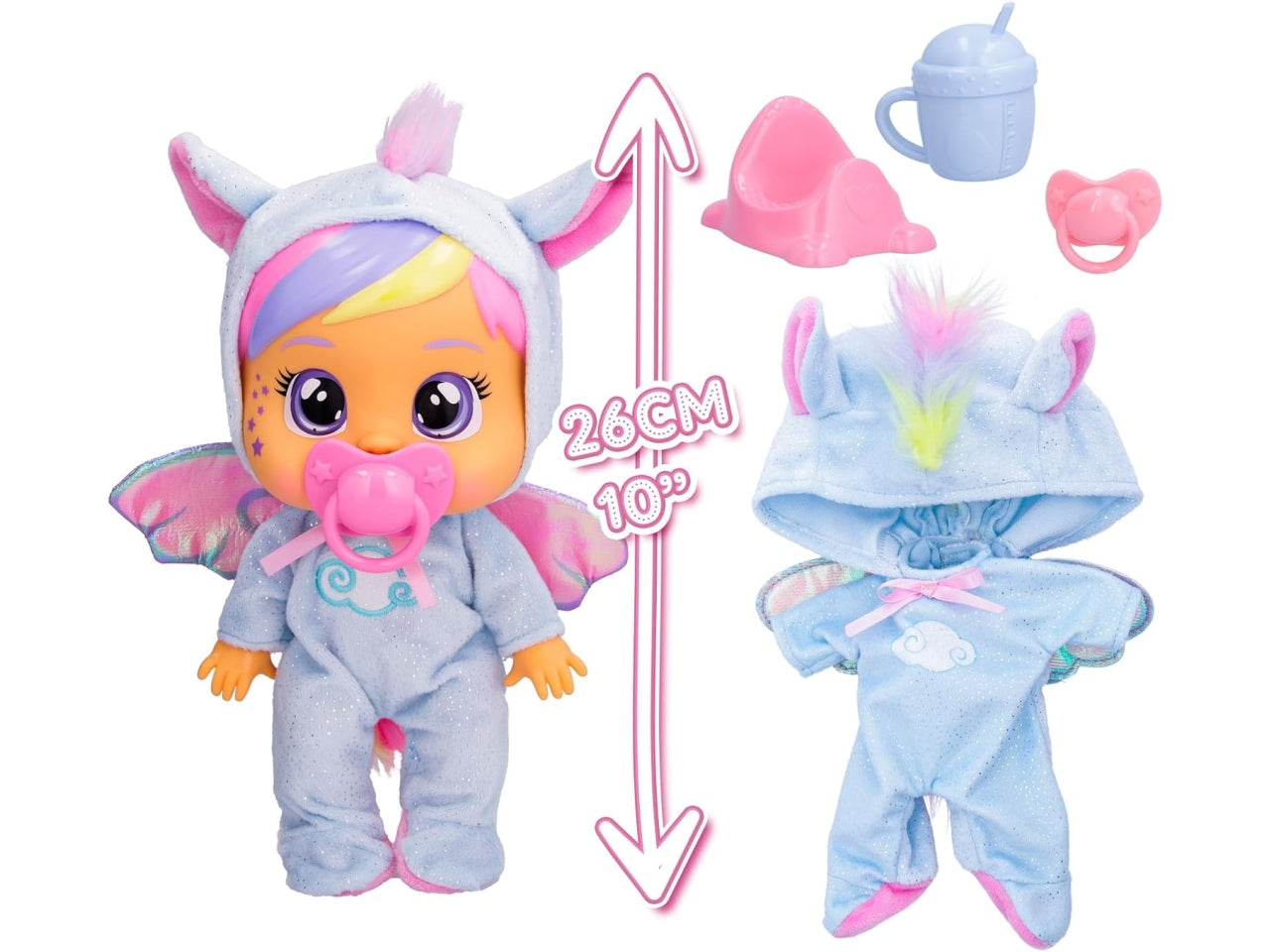 Cry babies loving care loving h.26cm - disponibile dreamy, jenna e hannah $