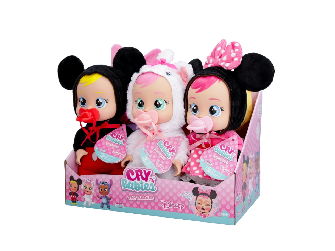 Cry babies tiny cuddles disney - disponibile 6 diverse bambole da collezionare