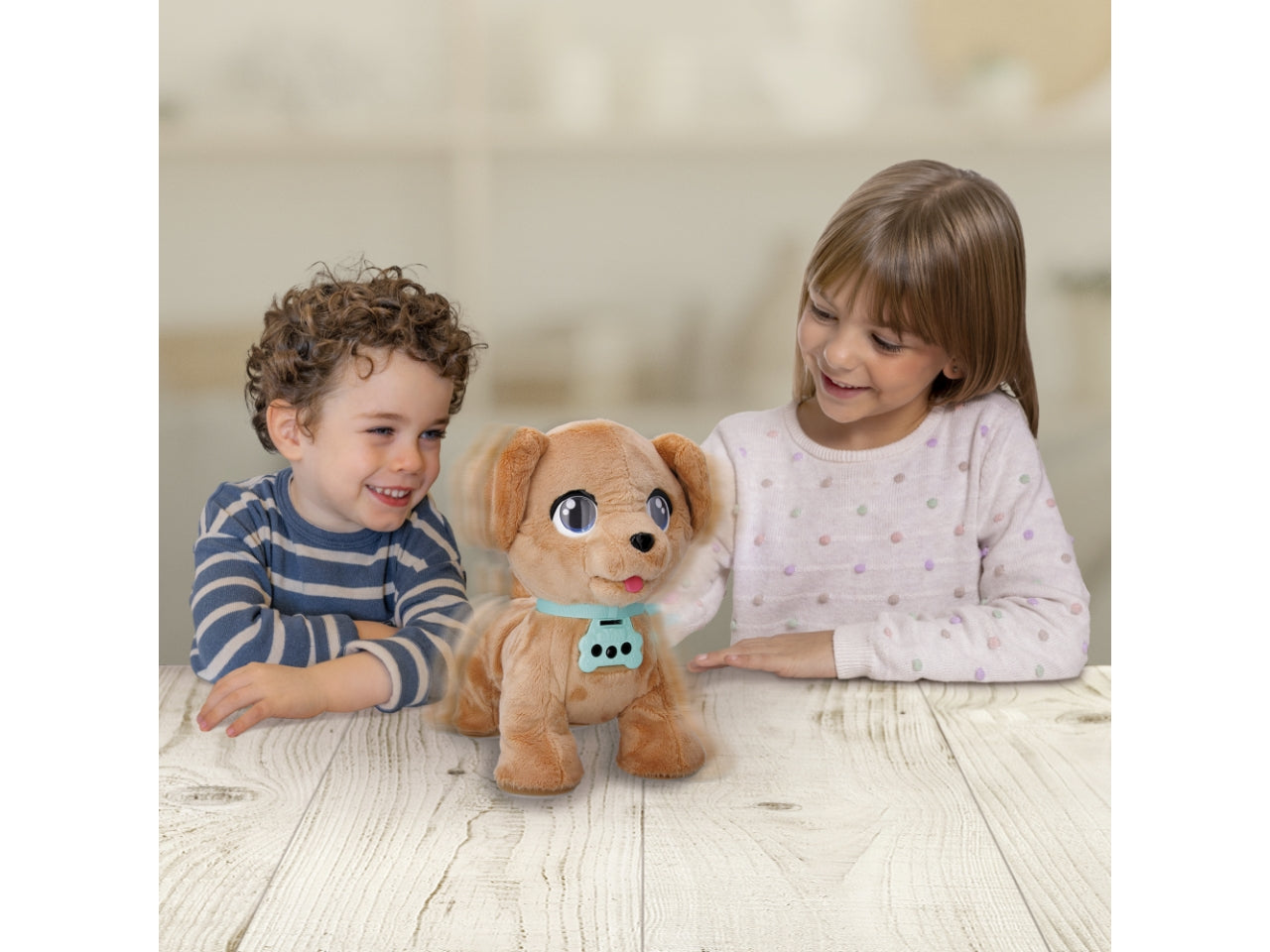 Club Petz, Milo gioca e cammina, peluche interattivo per bambini dai 18+mesi - Imc toys