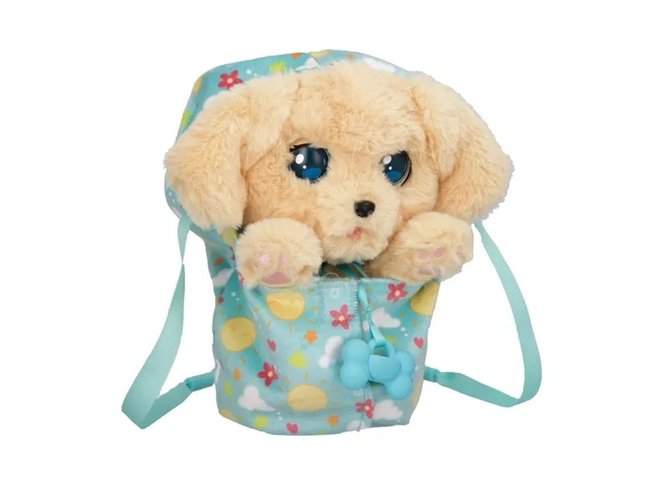 Baby Paws labrador, peluche interattivo con suoni, apre e chiude gli occhi per bambini dai 18+ mesi - Imc toys