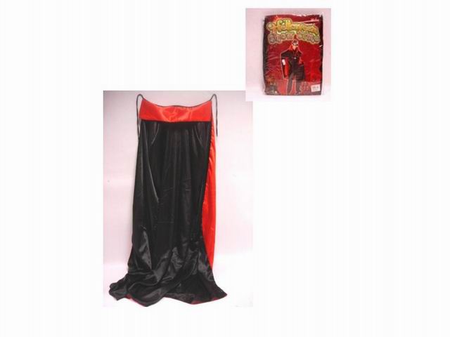 Mantello dracula rosso e nero h. 1,50mt.