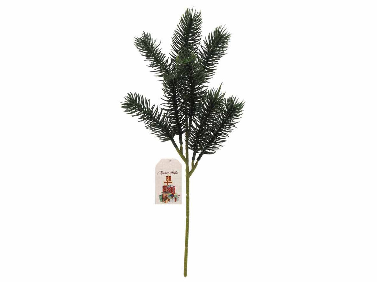 Rametto aghi pino 33cm in plastica con 8tips