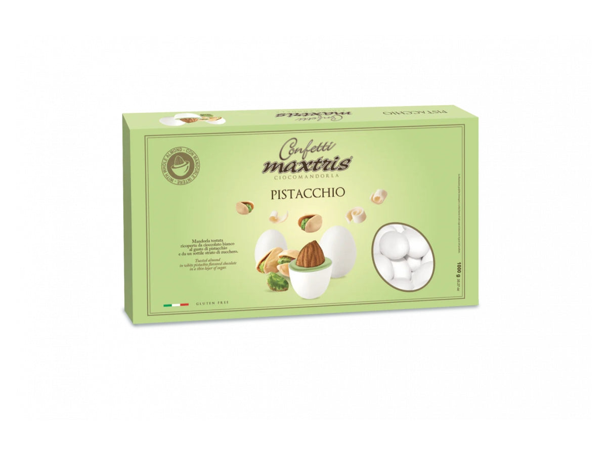 Confetti Maxtris al gusto Pistacchio per bomboniere - 1kg