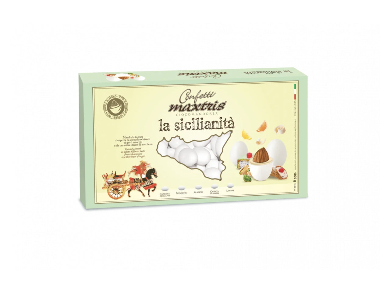 Confetti Maxtris La Sicilianità in gusti assortiti per bomboniere - 1kg