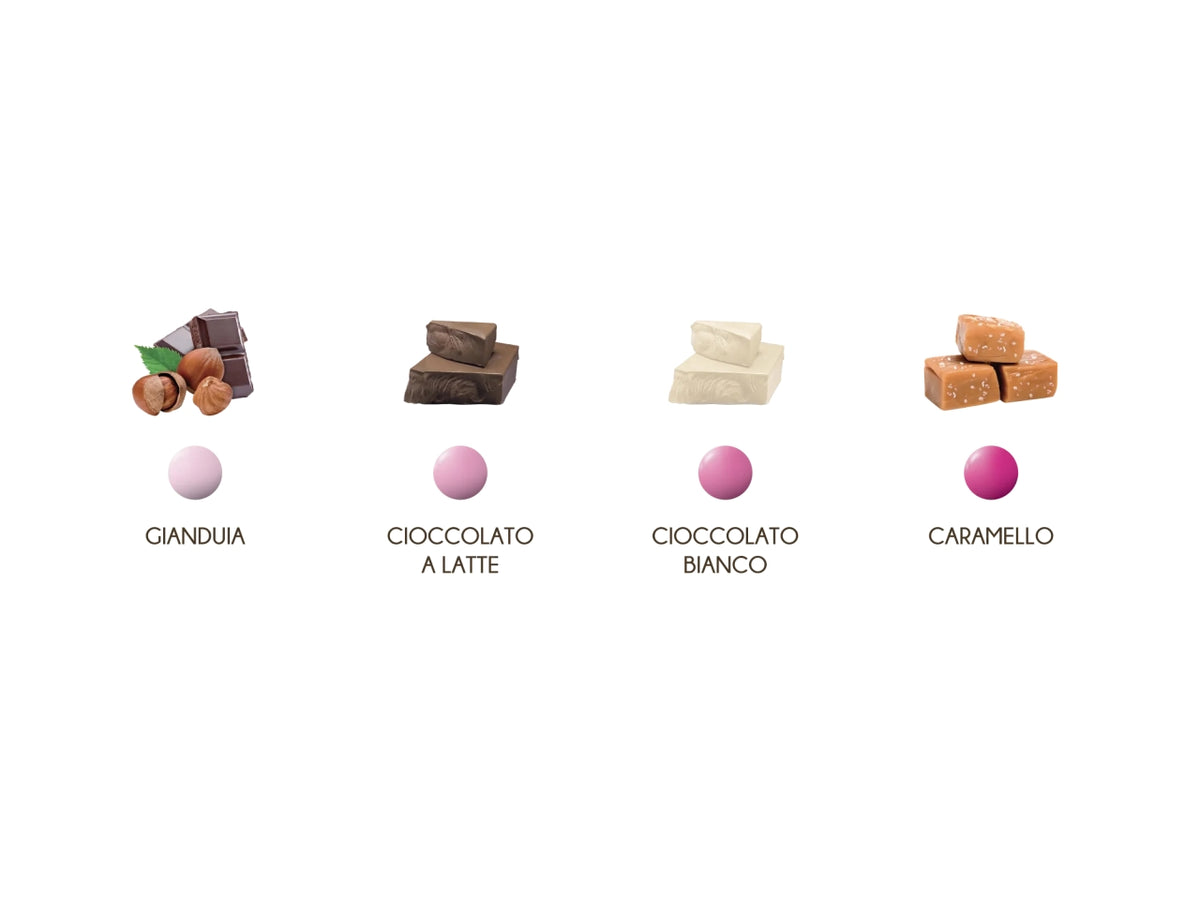 Confetti Maxtris Sfumati Rosa per bomboniere da nascita e battesimo - Les Noisettes - 1kg
