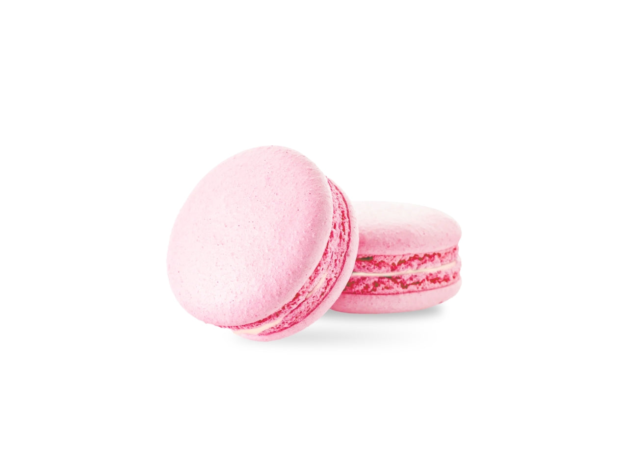 Macarons Maxtris Box al gusto Yogurt per bomboniere - Rosa - 15 pezzi - 234gr