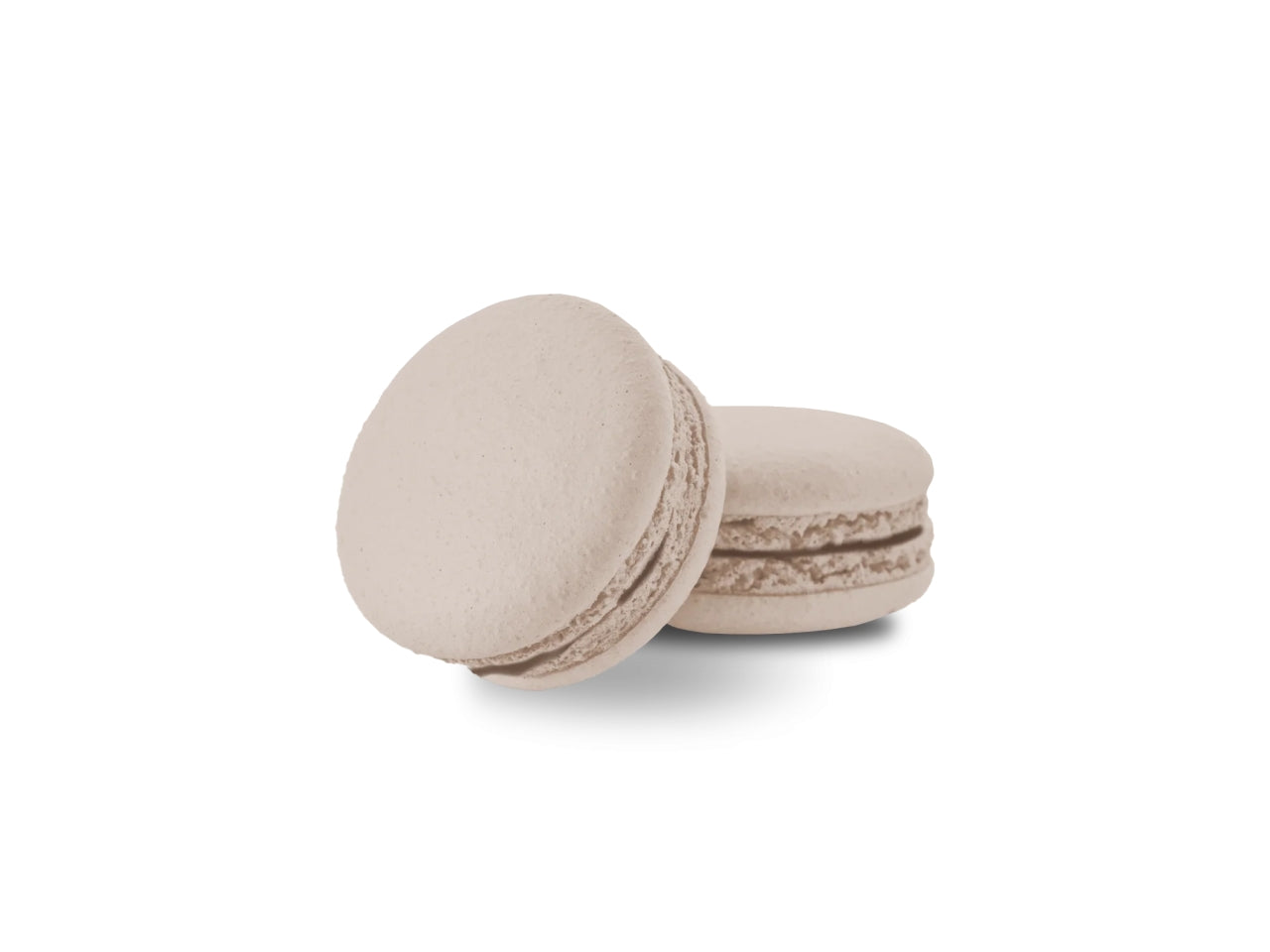Macarons Maxtris Box al gusto di Cacao per bomboniere - Tortora - 15 pezzi - 234gr