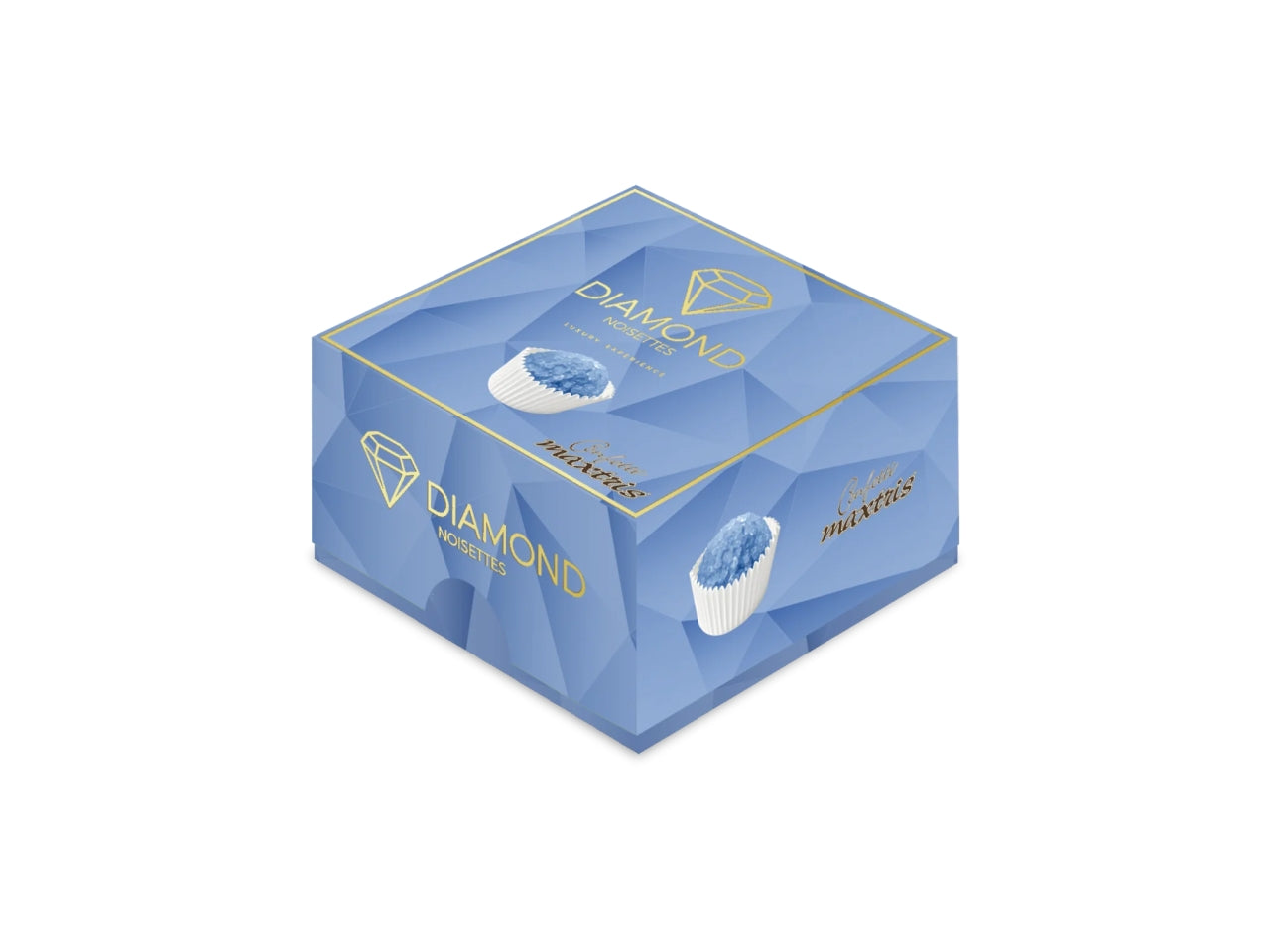 Confetti Maxtris Avion ricoperti di cioccolato bianco e fondente per bomboniere - Diamond - 500g