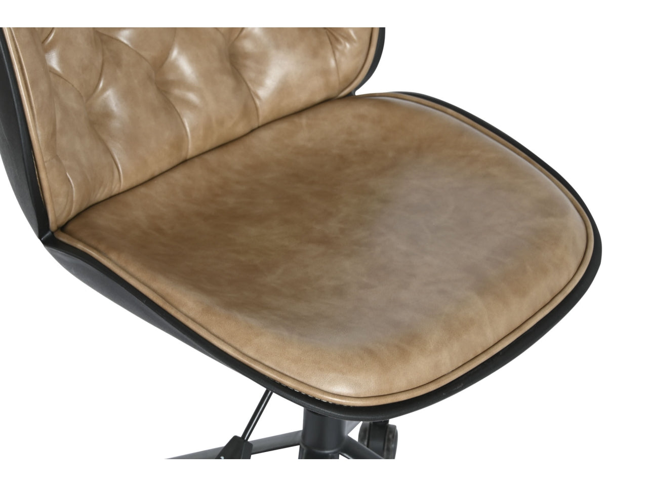 Sedia in plastica e metallo misura 47,5x57,5x83cm con ruote