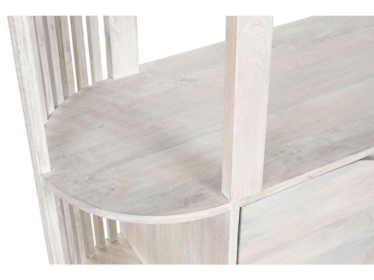 Libreria mango misura 116x40x160cm colore bianco