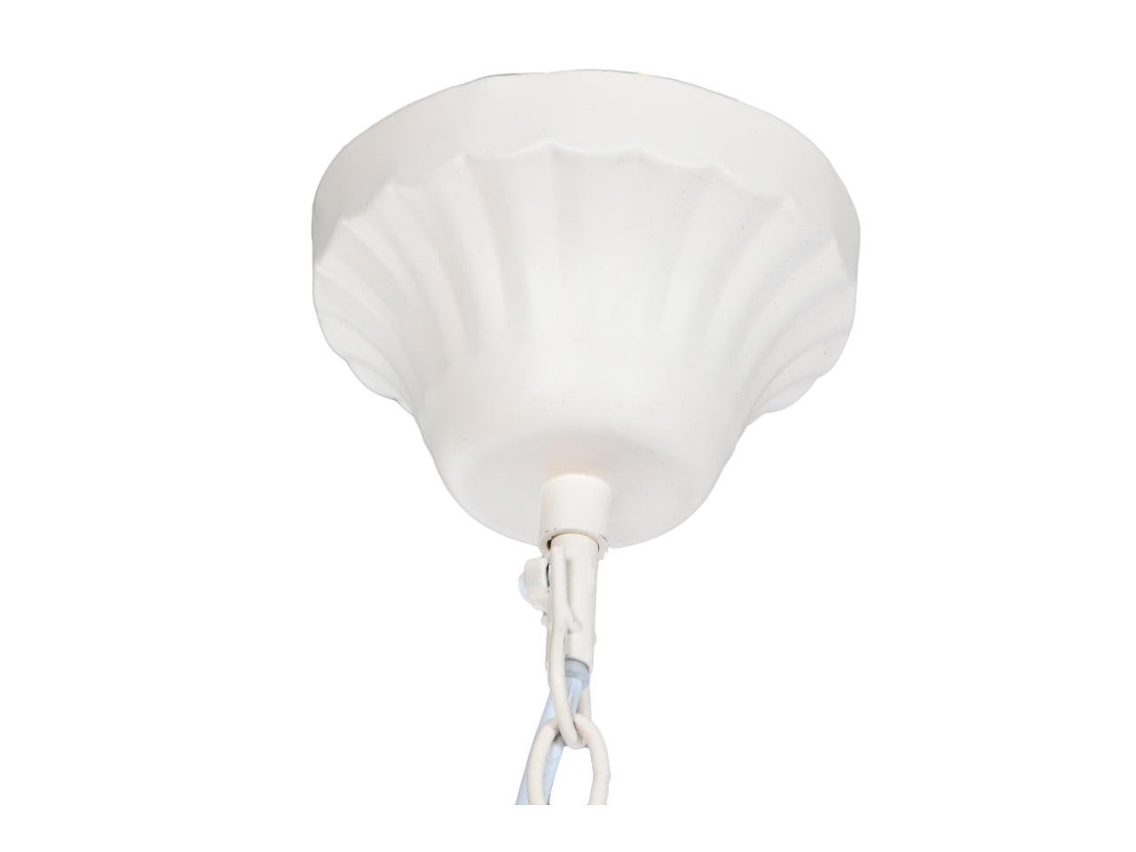 Lampadario da soffitto in legno e metallo misura 60x53x55cm