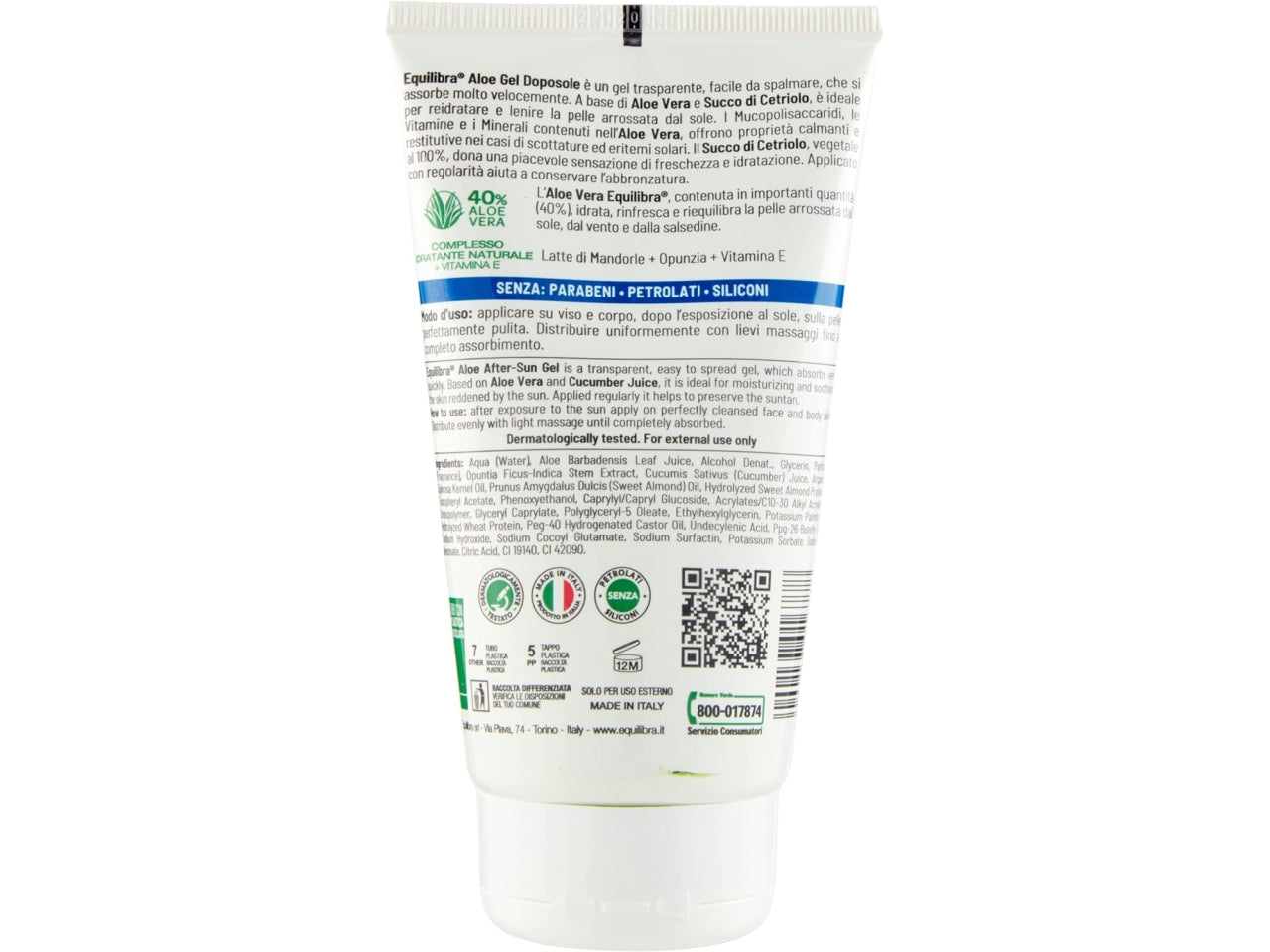Equilibra gel doposole aloe 150ml
