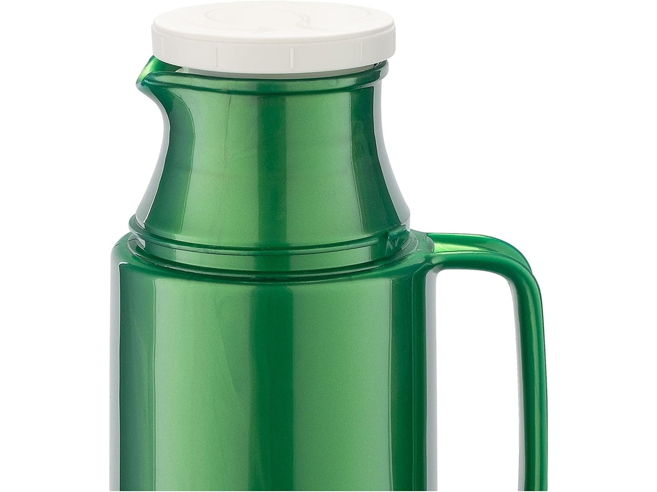 Bottiglia termica 500 ml shiny jade verdone con tazza per bevande calde e fredde - Rotpunkt