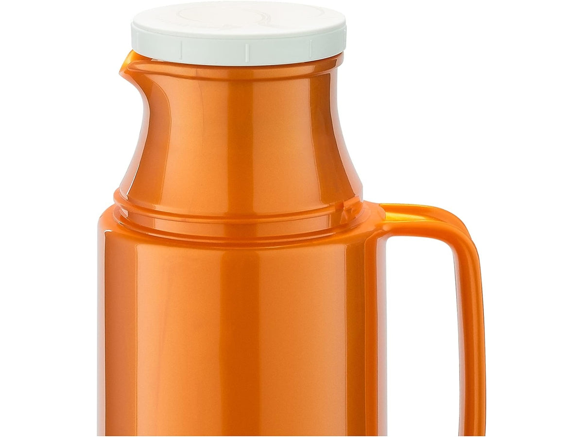Bottiglia termica 750 ml shiny fox arancione con tazza per bevande calde e fredde - Rotpunkt