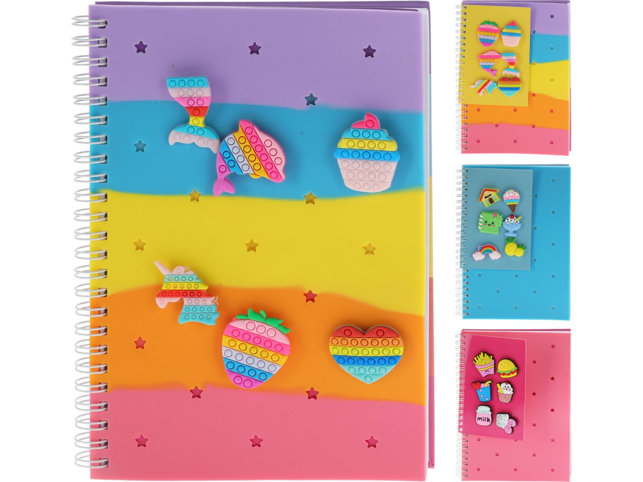 Blocknotes in silicone con 80fogli formato 3a