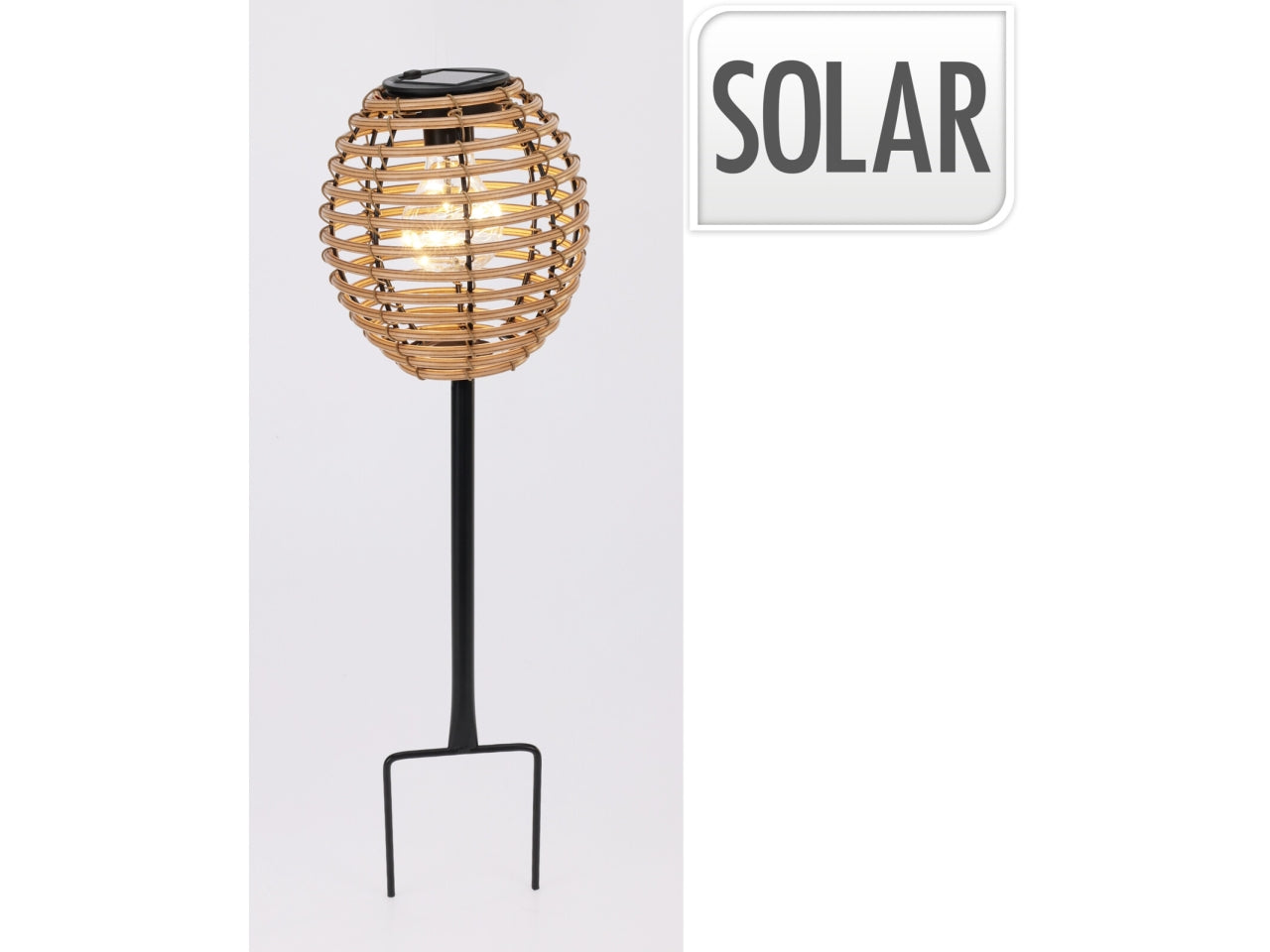 Lampada solare naturale 23cm