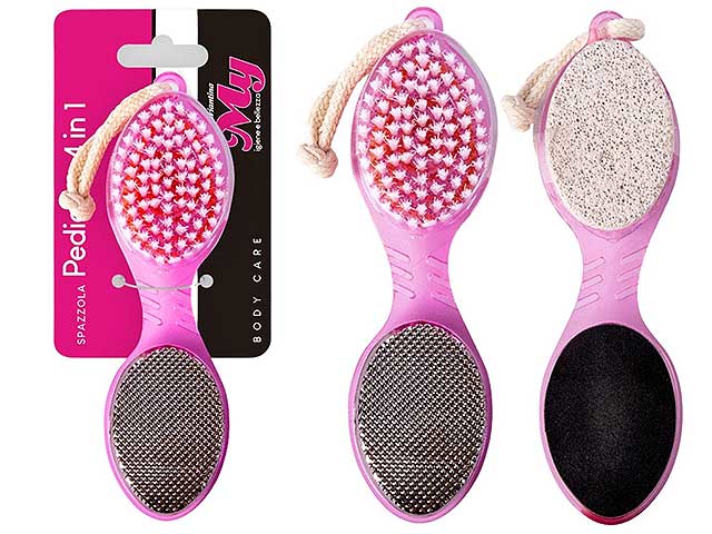 Spazzola pedicure 4 funzioni spa06648a